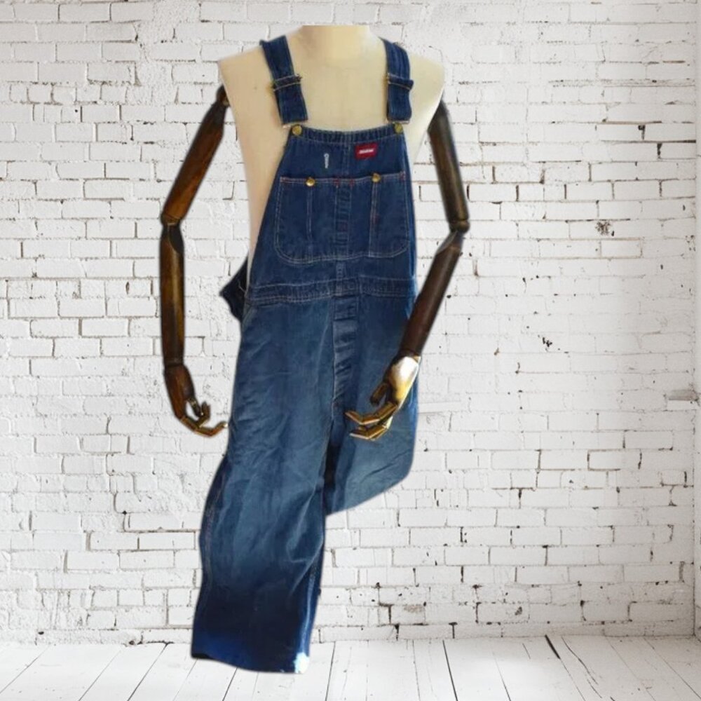 Vintage Dickies Blue Jean Overalls SZ 42